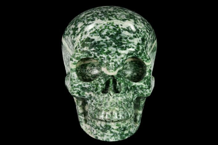 Realistic, Polished Hamine Jasper Skull #151233